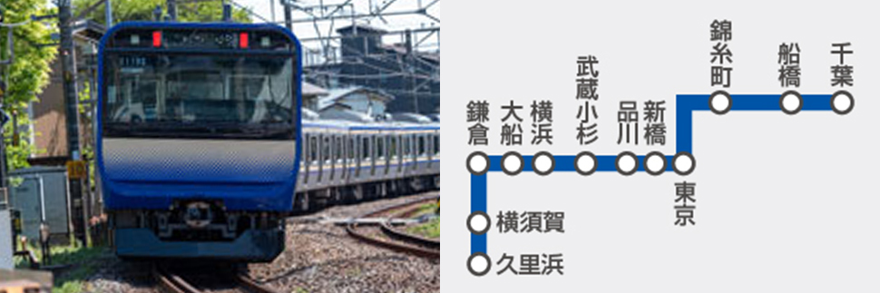 横須賀線・総武快速線の写真