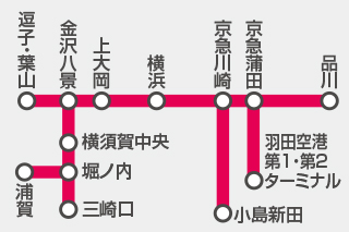 京急 京急本線路線図